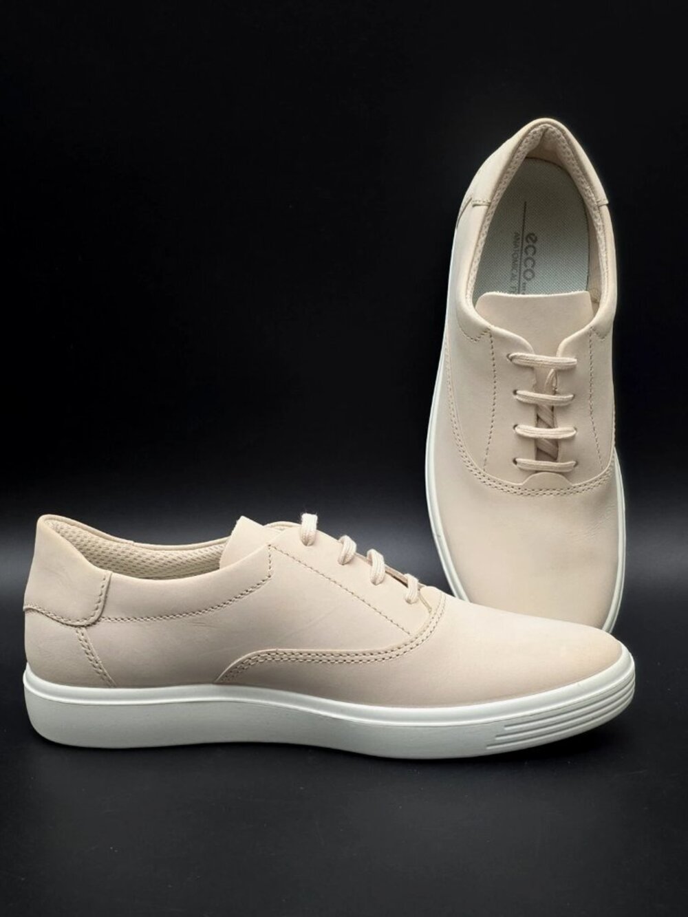 Ecco Classic Rose Dust Lace-up Comfort Sneakers Shoes Women’s Size 9-9.5
